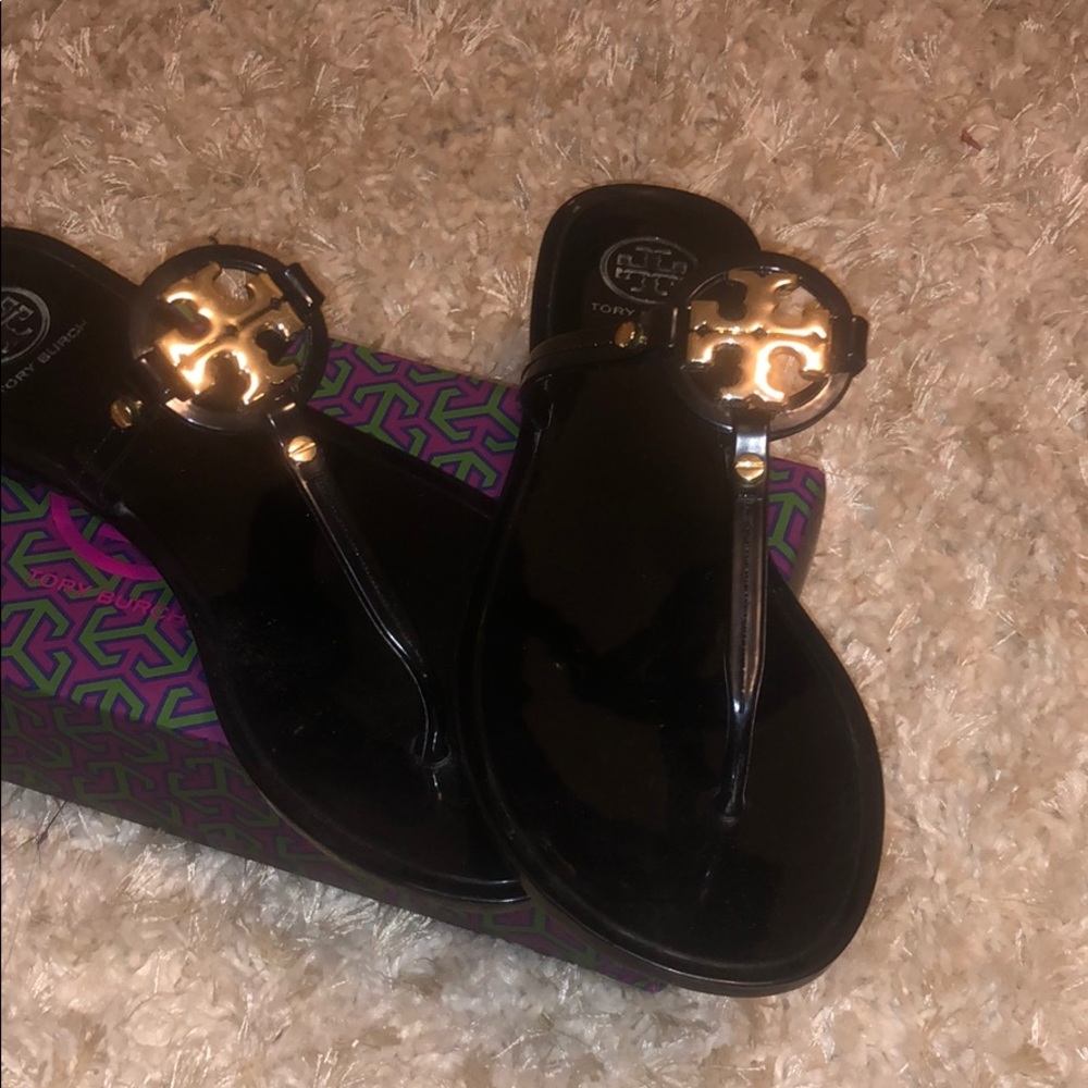 Tory Burch Sandals Size 6. Slightly worn .